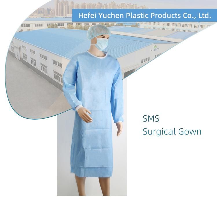 Disposable Isolation Gown Surgical Gown with AAMI Level 1 2 3 4 and CE Disposable Coveralls