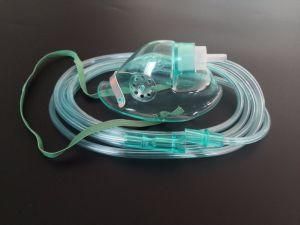 Hospital Respiratory Care Products Medical Supply Oxygen Mask with Tube (Green)