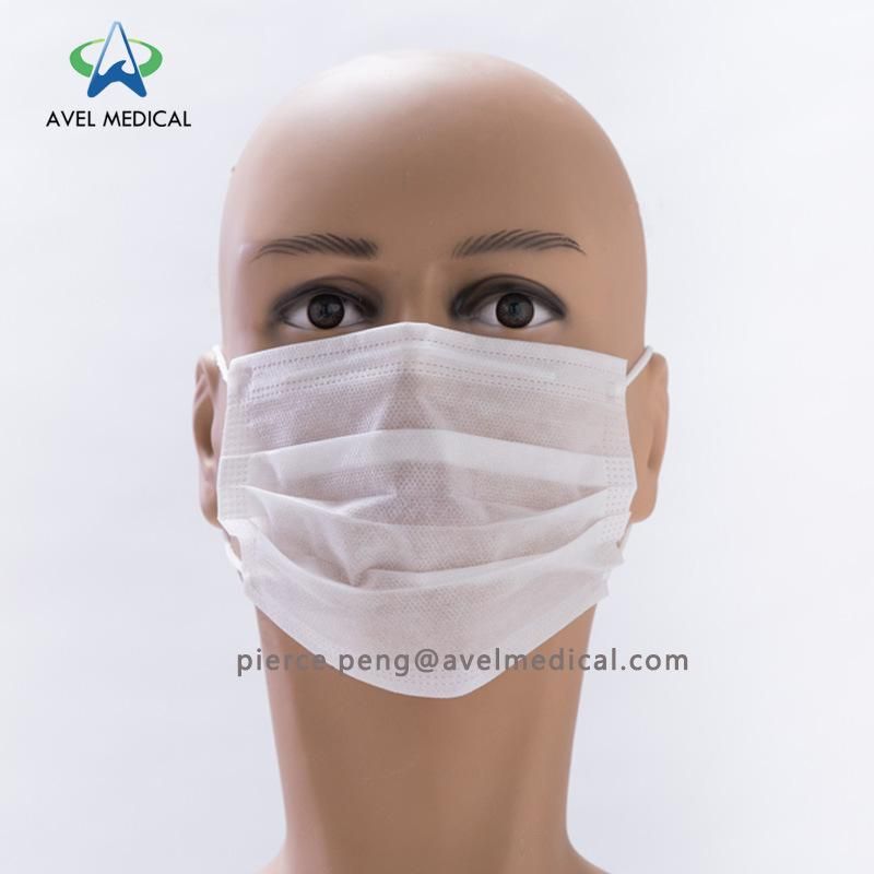 Manufacturer Elastic Earloop Type Disposable 3 Ply Face Mask