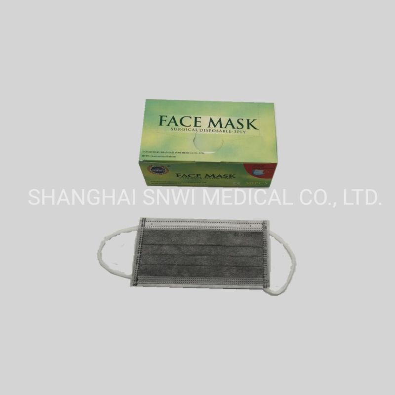 High Quality Hospital Supply 3 Ply Medical Filter Medical Earloop Disposable Face Mask