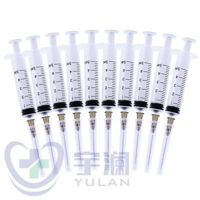 Disposable Medical Sterile Plastic Syringe with Needle