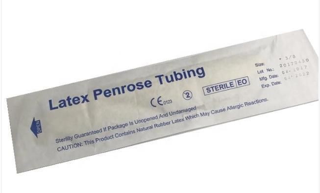 Medical Natural Latex Economical Penrose Drainage Tube with Factory Price