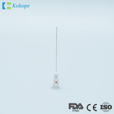 Top Quality Medical Disposable Flexible Cosmetic Needle Sterile Beauty Needle Blunt Tip Micro Cannula Mesotherapy Hypodermic Needle