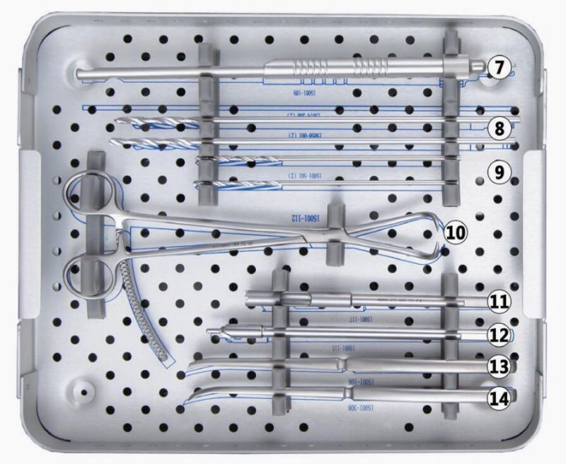 Medical Equipment Large Bone Plate Surgical Instrument Set_1