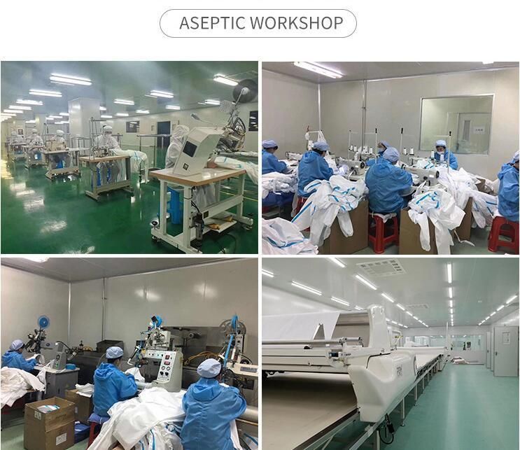 Nonwoven Coverall, Tyvek Clothe, Protection Suitable Hospital Coverall and Gloves, Disposable Protection Coverall Shoes and Hat Cover