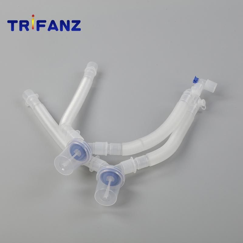 High Quality Hospital Supply Popular Disposable Medical Anesthesia Ventilator Corrugated Breathing Circuits with Water Traps