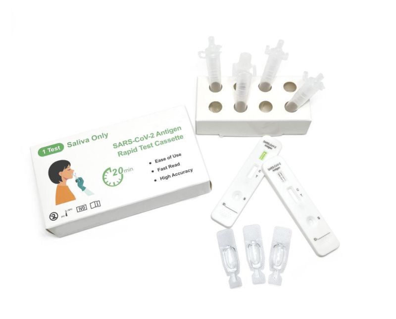 Rapid Medical Test Regent Antigen Test Kit Cassette, Antigen Saliva Test