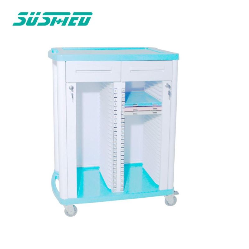 Hospital Treatment Trolley Movable Hand Nursing Cart