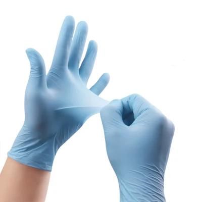 Factory Laboratory Security Protection Working Gloves Safety Nitrile Gloves