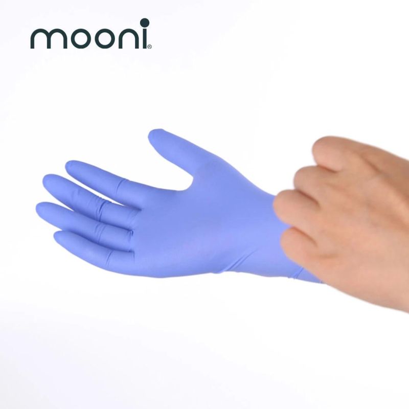 Medical Examination Disposable Nitrile Gloves Suppliers Boxes Powder Free Blue Medical Nitrile Hand Gloves Medical Supplies Gloves