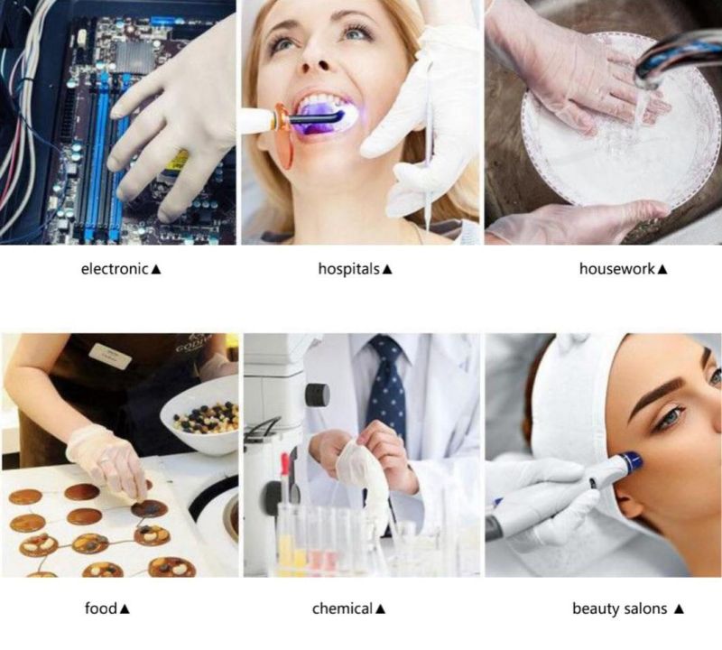 Powder Free Food Grade Disposable Nitrile Gloves
