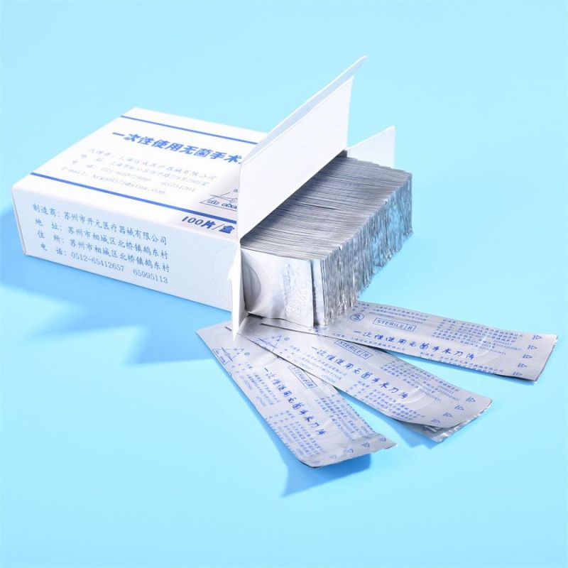 Disposablemedical Oral Beauty Sterile Blade Individually Packaged Surgical Blade