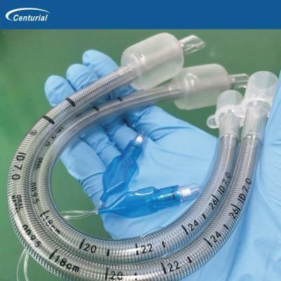 Reinforced Endotracheal Tube Cuffed for Single Use in The Operation