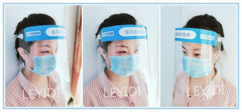 Anti Fog Medical Plastic Kids Face Shield Protective Mask