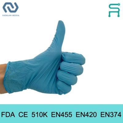 510K En455 Better Anti-Virus Powder Free Disposable Nitrile Examination Gloves