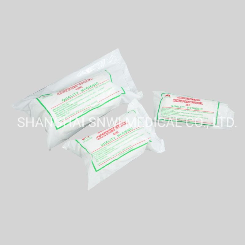 Cotton Wool Roll Non-Sterile 500g Roll, Surgical Medical Absorbent Hydrophilic 100% Cotton Wool Roll, Medical Products Absorbent Zigzag Cotton Wool