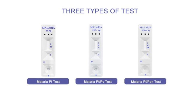 Whole Blood Home Easy Malaria PF/PV Antigen Rapid Test Cassette Malaria PF Test Kit