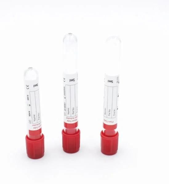 Medical Disposable Supply Glass or Pet EDTA K2 K3 Plain Gel&Clot Heparin ESR Vacuum or Non-Vacuum Blood Collection Test Tube