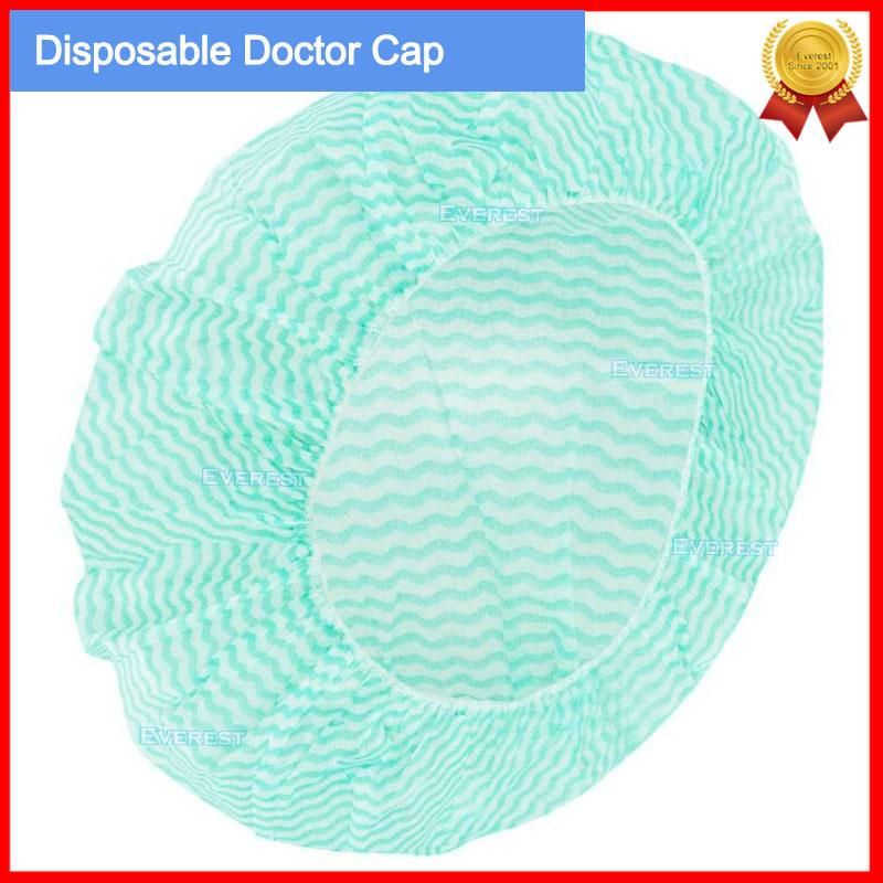 Disposable Non Woven Hair Net Mob Clip Caps Disposable Detectable Clip Cap Bouffant Cap