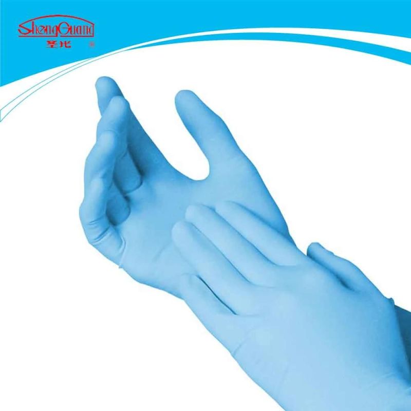 Different Color Hot Selling Powder Free Nitrile Examination Glove