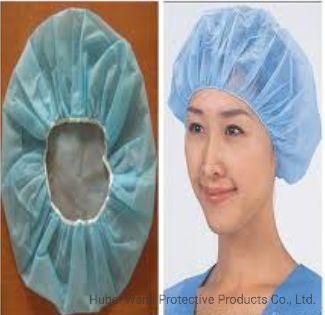 Wholesale Various Elastic Disposable Clean Room Nonwoven Disposable Non-Woven Mob/Clip Cap