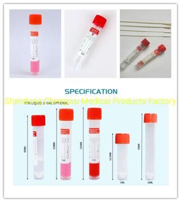 Virus Sampling Transport Collection Tube Vtm Kits with Medium Inside