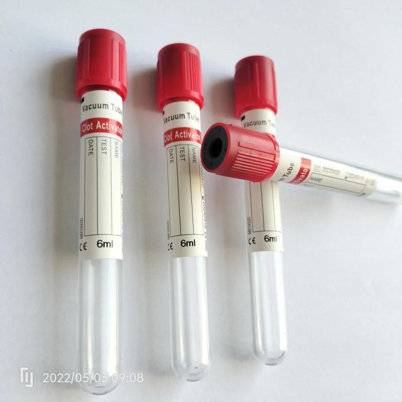 Blood Collection Tubes Clot Activator Tube (Clot Activator) Red Top