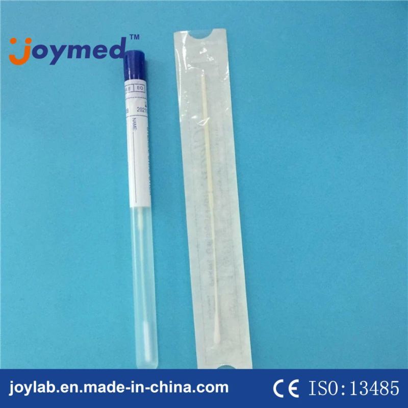 Lab Diagnosis Disposable Sampling Consumables Flocked Sterile Specimen Nasopharyngeal Collection Swab