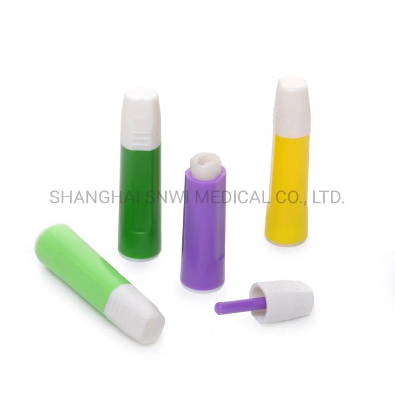 Disposable Safety Lancets Blood Lancets for Gluco Testing