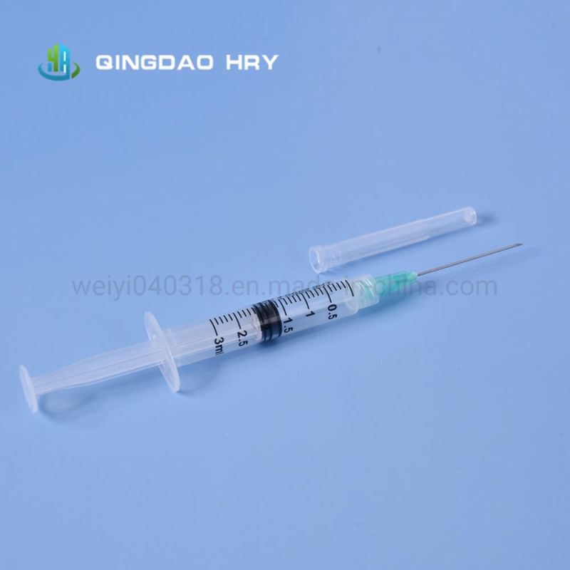 Disposable Medical Instruments Medical Supply Sterile Syringe Luer Lock/Slip with or Without Needles