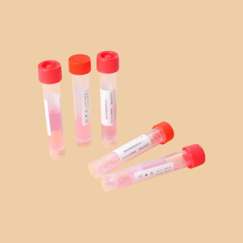 Disposable Medical Sterile 3ml 5ml 10ml Vtm Utm Virus Viral Universal Transport Medium Kits Specimen Collection Sampling Tube Kits with Oropharyngeal Swabs