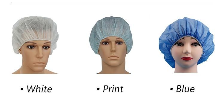 Factory Disposable Cap Surgical Nonwoven Hair Net Bouffant Cap /Mob Cap/Clip Cap