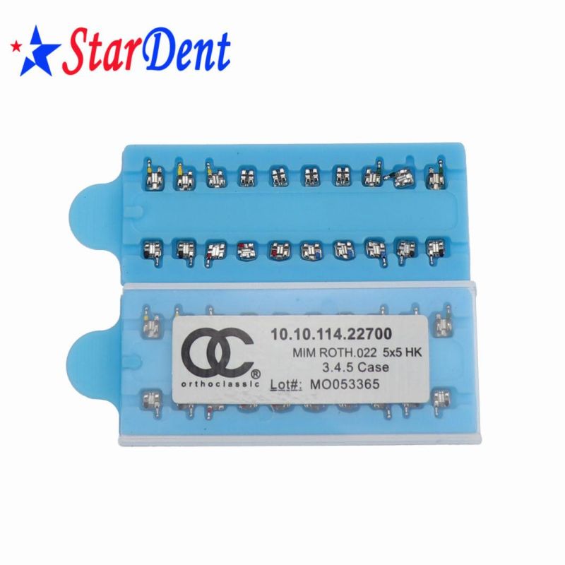 Dental Orthodontic Mesh/Momoblock Metal Mini Bracket