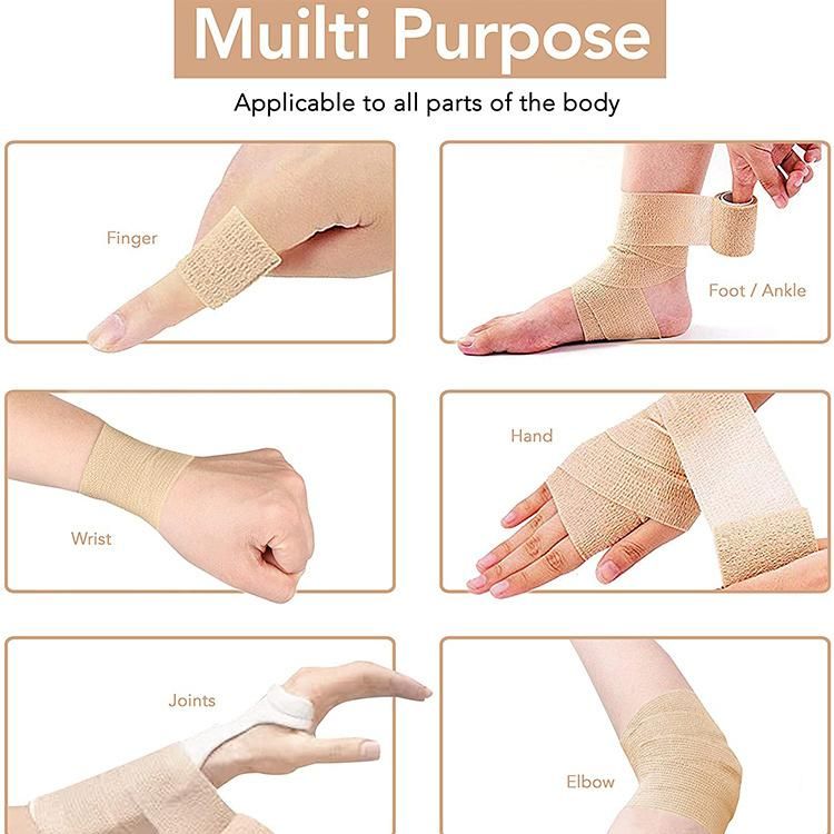 Medical Supply Non Woven Cohesive Self-Adhesive Elastic Bandage