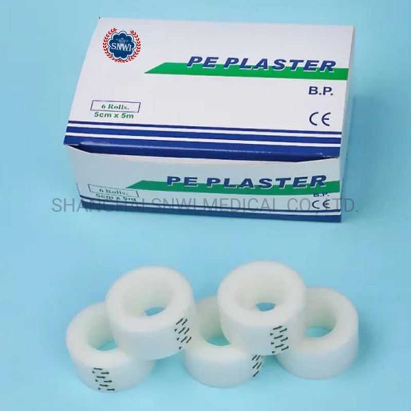 Non-Toxic Pyrogen Free Non-Sterile Medical Micropore Non-Woven Paper Tape / Transpore PE Tape