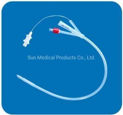 High Quality Temperature Sensor Probe Silicone Foley Catheter