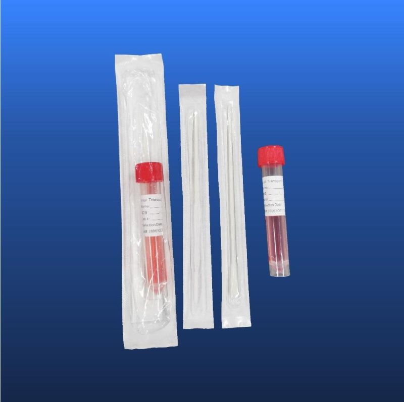 Disposable Virus Sampling Tube Preservation Solution with Swab/ 10ml Tube Medium