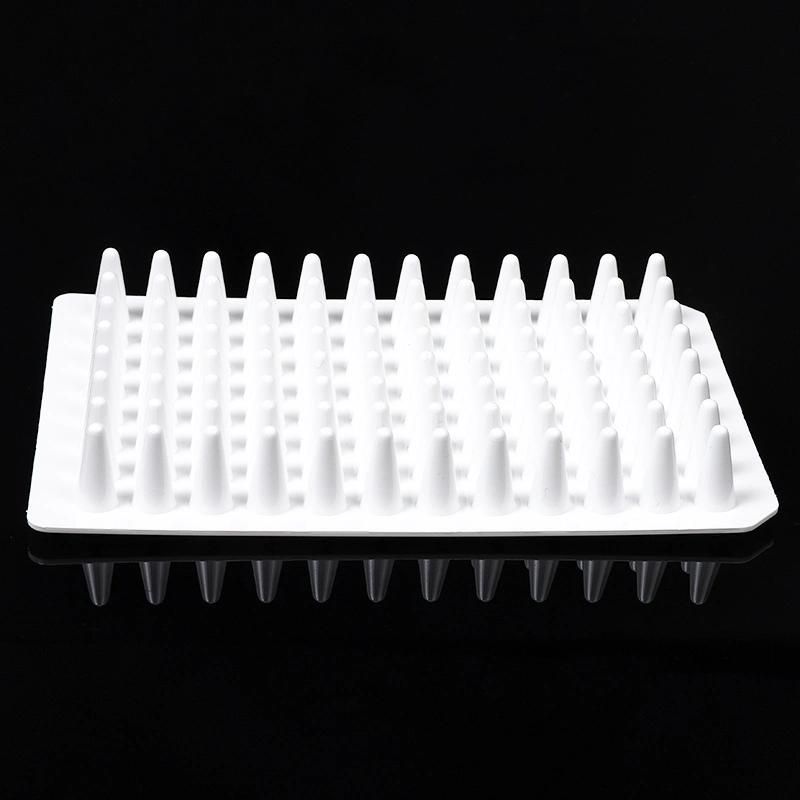 Hot Sale No Skirt White Hospital Equipment Lab Consumables 96well 0.1ml PCR Plate