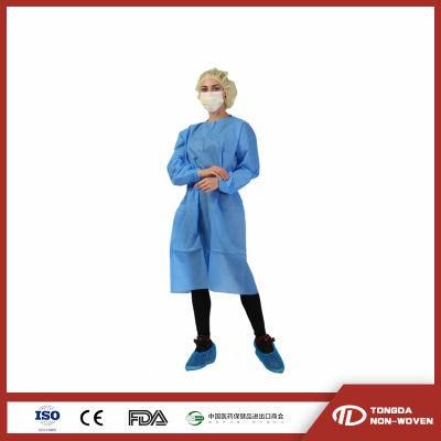 Disposable Non-Woven Protective Isolation Gown Ent Isolation Gowns Industry Isolation Gown