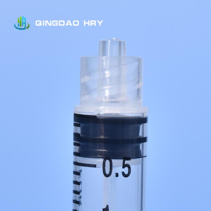 China Factory/Suppliers. 3-Part Disposable Syringe 3ml Luer Slip & Luer Lock Without Needle Eo Sterilized