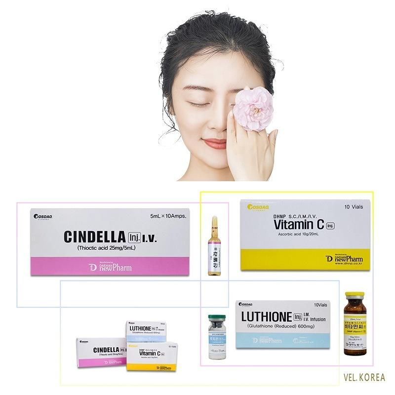 Korea Baby Luthione Glutathione Cindella Ascorbic Acid Vitamin C IV Skin Whitening Injection