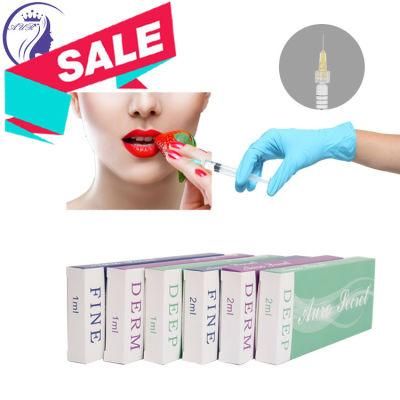 High Quality Dermal Face Filler 1ml Lip Filler Hyaluronic Acid Injections for Breast