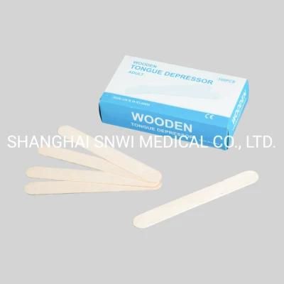 Medical Disposable Wood Waxing Hair Removal Wax Spatulas Wooden Tongue Depressor