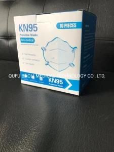 Wholesale Skin Care Manufacturer KN95 FFP2 Mask Valved Face Mask Black/White with Valve