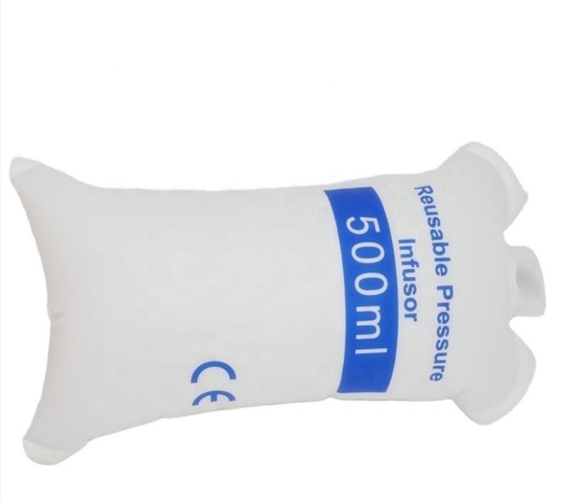 CE&ISO Certified Medical 500ml/1000ml TPU Blood Pressure Infusion Bag