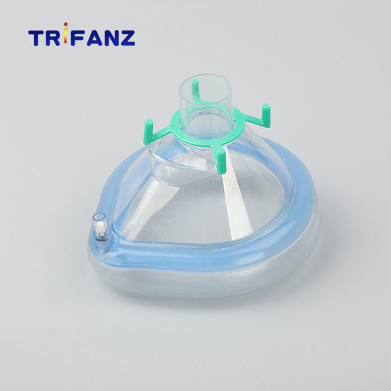 Aerated Vertical Anesthesia Face Mask with Adjustable Valve up Adjustment