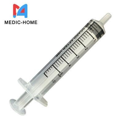 Disposable Plastic Medical Luer/Slip Lock Veterinary Injection Syringe with Needle