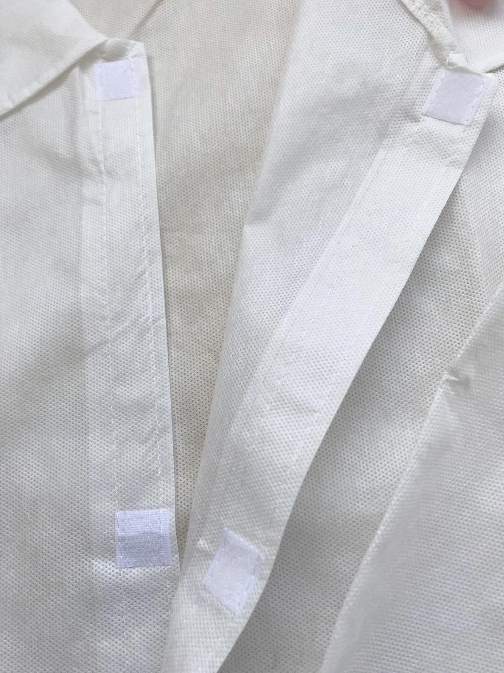 Disposable Non-Surgical Isolation Gown Lab Coat with Pockets