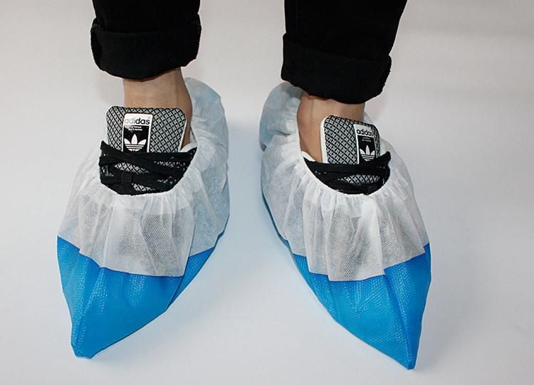 Disposable Anti Slip Plastic CPE PE Waterproof Shoe Cover