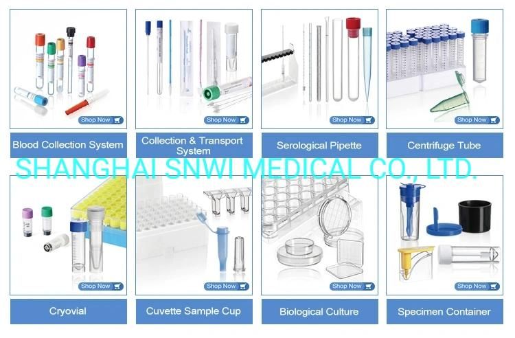 High Standard Disposable Laboratory Consumable Conical Bottom Test Centrifuge Tube